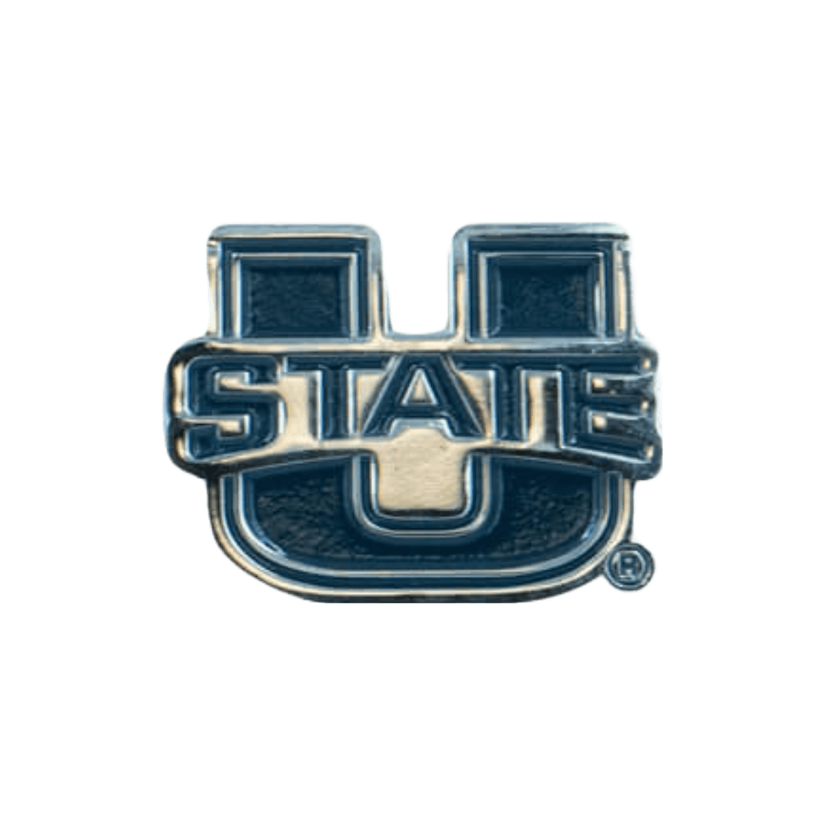 U-State Pin Enamel Navy Silver